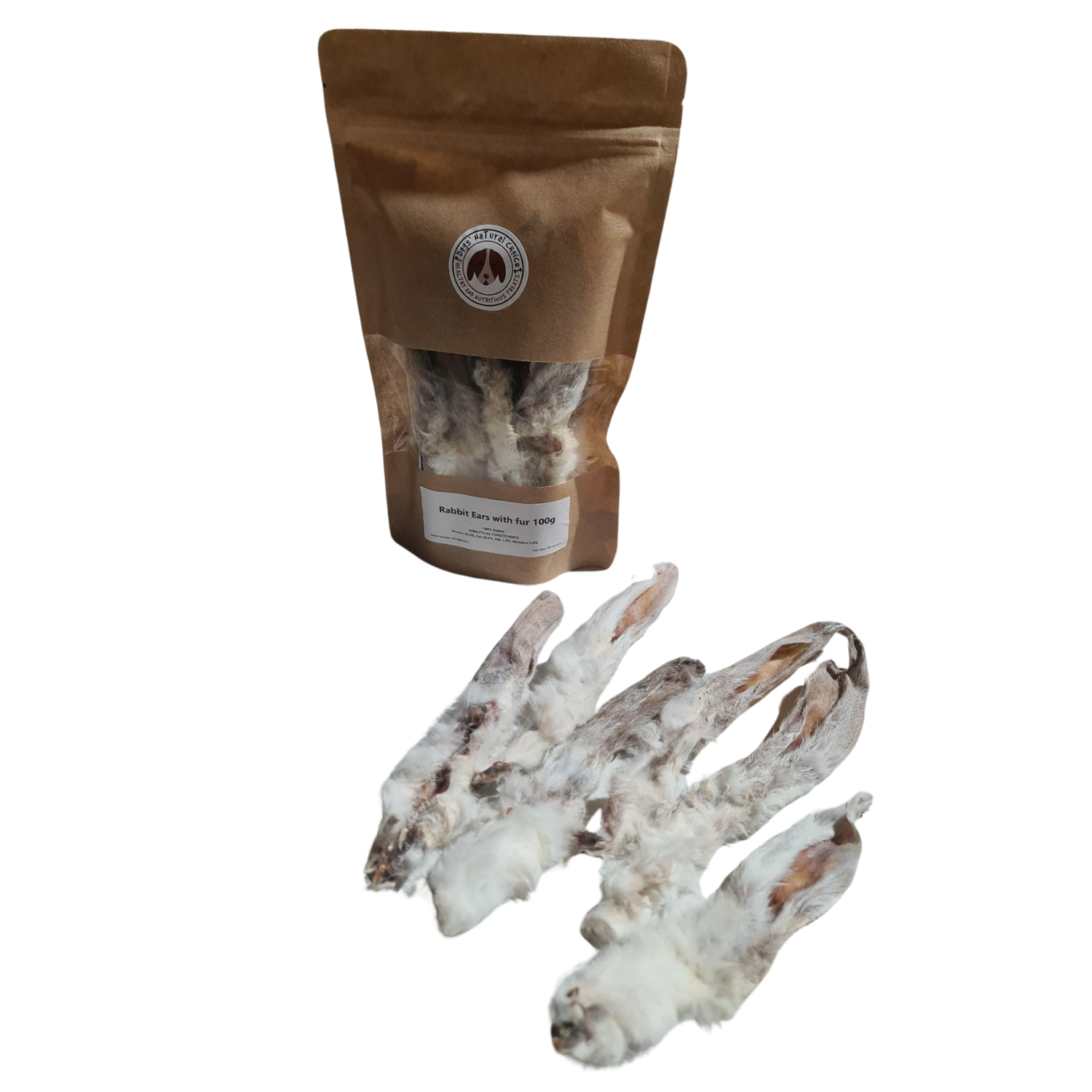 Dogs' Natural Choice | Rabbit Ears With Fur